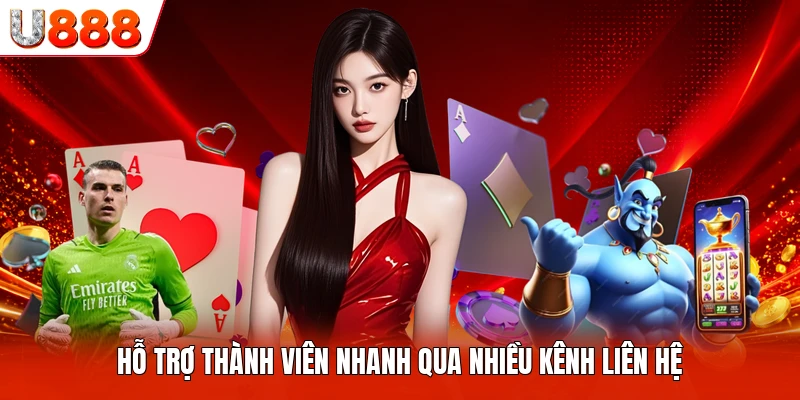 Hỗ trợ thành viên nhanh qua nhiều kênh liên hệ